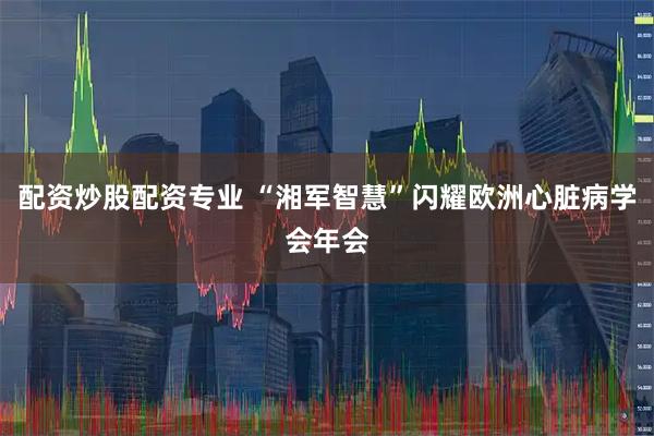 配资炒股配资专业 “湘军智慧”闪耀欧洲心脏病学会年会
